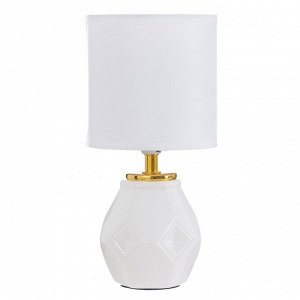 Настольная лампа "Алес" Е14 40Вт белый 13х13х25 см RISALUX