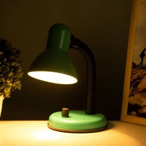 Лампа настольная Е27, светорегулятор (220В) зеленая (203А) RISALUX