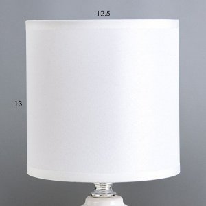 Настольная лампа «Джастин» Е14 40 Вт белый 13x13x25 см RISALUX