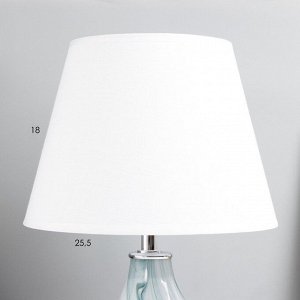 Настольная лампа "Фьюжн" E14 40Вт белый 25х25х39 см RISALUX