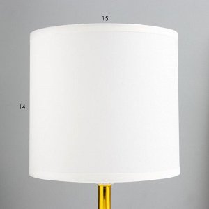 Настольная лампа "Дуо арбор" E14 40Вт белый 15х15х28 см RISALUX