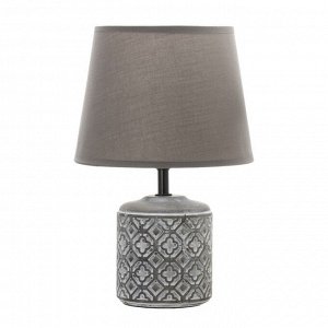 Настольная лампа "Лореа" E14 40Вт серый 20х20х31 см RISALUX