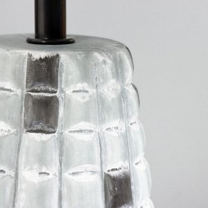 Настольная лампа "Сулитан" E14 40Вт серый 20х20х33 см RISALUX