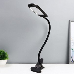 Настольная лампа «Лисен» LED 5 Вт 3000-6000К USB черный 6.5x29x35 см RISALUX