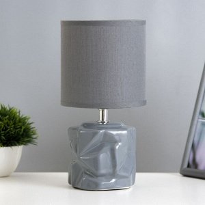 Настольная лампа "Аманда" Е14 40Вт серый 13х13х26,5 см RISALUX