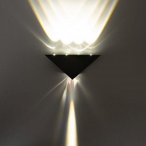 Бра BayerLux «Феба», 5хLED, 4 Вт, 4000К, IP66, чёрный, 22.7x4x10.3 см