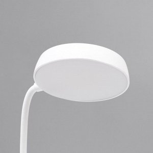 Настольная лампа "Регли" LED 8Вт USB АКБ белый 9,5х15х26 см RISALUX