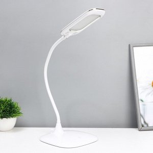 Настольная лампа сенсорная «Кенди» LED 5 Вт USB АКБ белый 16.5x30x33 см RISALUX