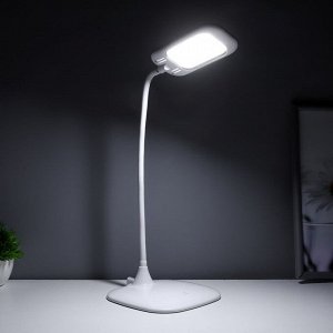 Настольная лампа сенсорная «Кенди» LED 5 Вт USB АКБ белый 16.5x30x33 см RISALUX