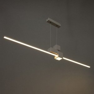 Светильник с ПДУ "Наоми" LED 20Вт 3000-6000К белый 120х100 см