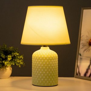 Настольная лампа «Дессин» Е27 40 Вт мятный 20x20x32 см RISALUX