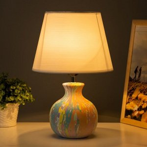 Настольная лампа «Корин» Е27 40 Вт разноцветный 22.5x22.5x32.5 см RISALUX