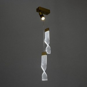 Светильник "Варум" LED 5+5+10Вт 3000-6000К черный 15х15х30-180см