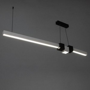 Светильник с ПДУ "Наоми" LED 20Вт 3000-6000К бело-черный 120х100 см