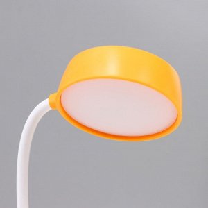 Светильник сенсорный с точилкой «Морковка» LED, от USB/АКБ 6 Вт оранжевый-желтый 8x6x25 см RISALUX