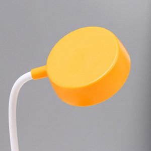 Светильник сенсорный с точилкой «Морковка» LED, от USB/АКБ 6 Вт оранжевый-желтый 8x6x25 см RISALUX