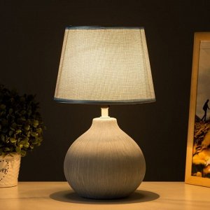 Настольная лампа "Латея" Е14 40Вт серый 19х19х33 см RISALUX