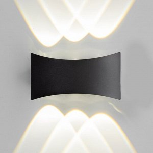 Бра BayerLux «Эссен», 6хLED, 6 Вт, 4000К, IP66, чёрный, 17x4.8x9 см