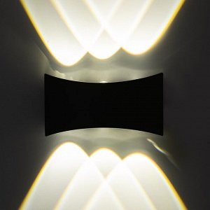 Бра BayerLux «Эссен», 6хLED, 6 Вт, 4000К, IP66, чёрный, 17x4.8x9 см