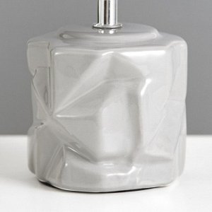 Настольная лампа RISALUX «Аманда», Е14, 40 Вт, серый, 13x13x26.5 см