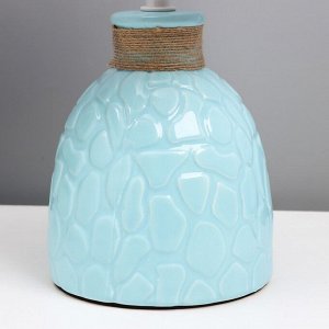 Настольная лампа «Медея» Е14 40 Вт голубой 20x20x33 см RISALUX