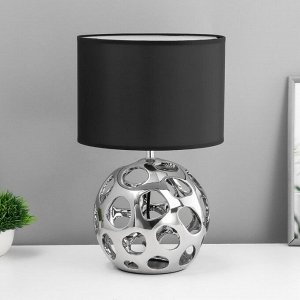 Настольная лампа «Персея» Е27 40 Вт серебро 25x25x41 см RISALUX