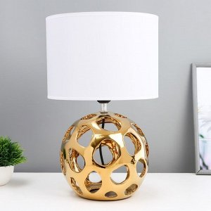 Настольная лампа «Персея» Е27 40 Вт золото 25x25x41 см RISALUX