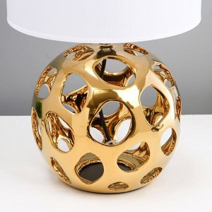 Настольная лампа «Персея» Е27 40 Вт золото 25x25x41 см RISALUX