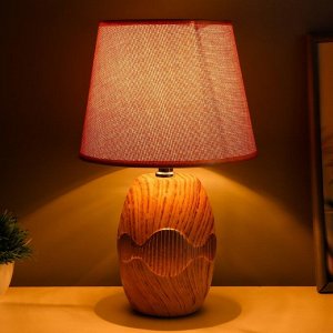 Настольная лампа "Кассиопея" Е14 40Вт коричневый 20х20х33 см