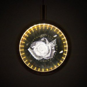 Светильник "Роза" LED 7Вт 4000К золото 11х10х11-110см BayerLux