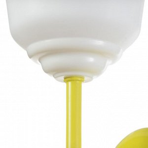 Бра настенное BayerLux «Онлайн», 1x15 Вт, Е27, желтый, 10.5x15x27 см