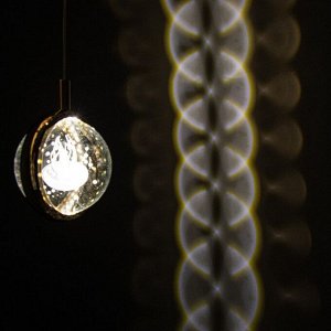 Светильник "Медуза" LED 7Вт 4000К золото 11х10х11-110см BayerLux
