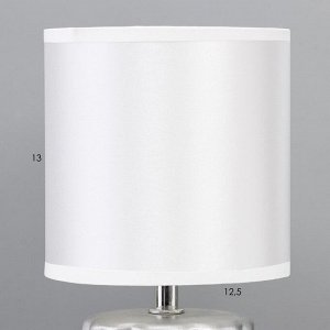 Настольная лампа "Мюриэль" Е14 40Вт серебро 13х13х26,5 см