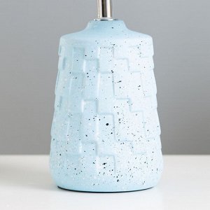 Настольная лампа "Асфея" Е14 40Вт голубой 20х20х33 см RISALUX