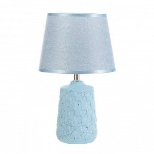 Настольная лампа "Асфея" Е14 40Вт голубой 20х20х33 см RISALUX