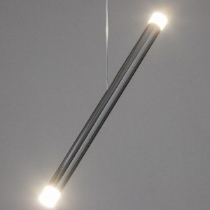 Светильник подвесной "Балансия" LED 6Вт 4000К хром 3х3х40-140см