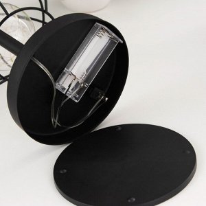 Фигурка светящаяся RISALUX «Майки», LED-ночник, от батареек, чёрный, 24x23x31 см
