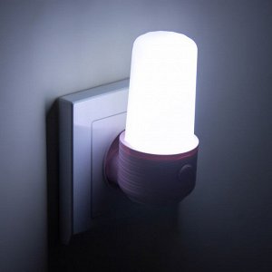 Ночник "Динка" LED 1Вт бело-розовый 4,5х6х9 см RISALUX