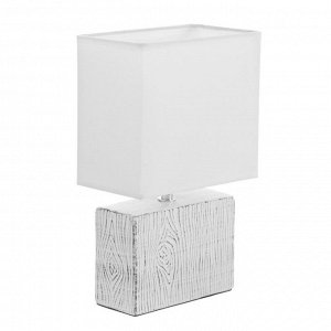 Настольная лампа "Норма" Е14 40Вт белый 17,5х10,5х28,5 см RISALUX