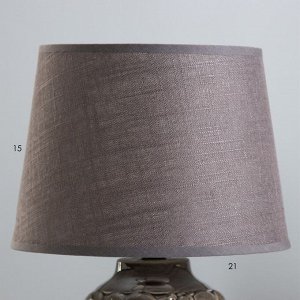 Настольная лампа "Череп" Е14 40Вт серый 23х23х34,5 см RISALUX