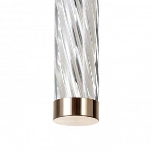 Светильник BayerLux "Минея" LED 18Вт золото 9х9х50-150 см