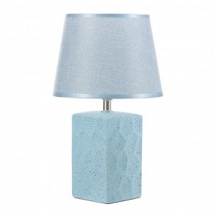 Настольная лампа "Ариэль" Е14 40Вт голубой 20х20х33 см RISALUX