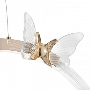 Светильник BayerLux "Бабочки" LED 38Вт золото 49х16х52,5-150 см