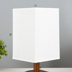 Настольная лампа «Карот» E27 40 Вт коричневый 13x13x28 см RISALUX
