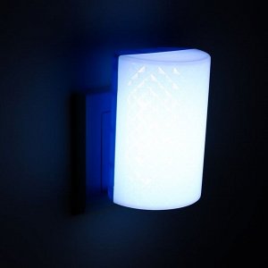 Ночник "Светлячок" LED бело-голубой 7х10х9,5 см RISALUX