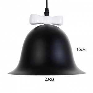 Светильник "Микки" Е27 40Вт белый черный 23х23х19-119см BayerLux
