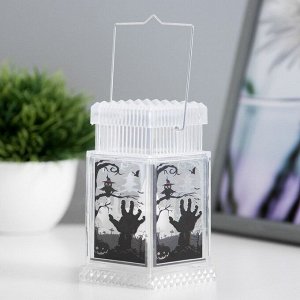 Фигурка светящаяся RISALUX «Хэллоуин», LED-ночник, 1 Вт, 3xLR44, 6x6x10.5 см, МИКС