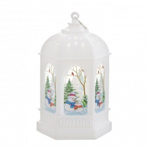 Фигурка светящаяся RISALUX «Огонёк», LED-ночник, 1 Вт, 3xAG13, белый, 8.5x8.5x13 см