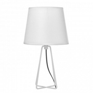 Настольная лампа "Барре" E27 40Вт белый 20,5х20,5х38 см RISALUX