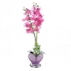 Ночник "Орхидея" 18хLED 4000К розовый 20х20х60см RISALUX